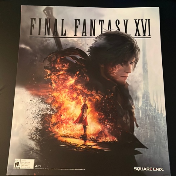 Final Fantasy XVI video game poster! - Picture 1 of 1
